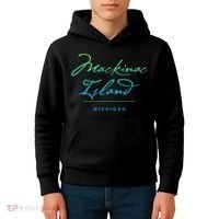 Mackinac Island Michigan Kids Hoodie thumb 4