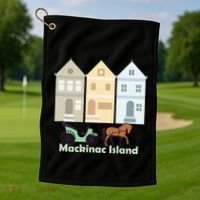 Mackinac Island Golf Towel thumb 1