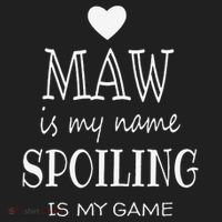 Maw Is My Name Funny Graphic Gifts For Maw Grandma Beanie thumb 2