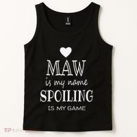Maw Is My Name Funny Graphic Gifts For Maw Grandma Tank Top thumb 2