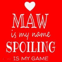 Maw Is My Name Funny Graphic Gifts For Maw Grandma Santa Hat thumb 1