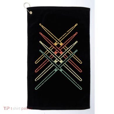 Musical Instrut Music Drummer Drumsticks Drums Gift Golf Towel