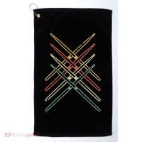 Musical Instrut Music Drummer Drumsticks Drums Gift Golf Towel thumb 0