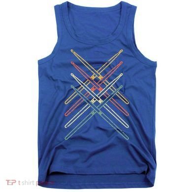Musical Instrut Music Drummer Drumsticks Drums Gift Tank Top