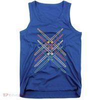 Musical Instrut Music Drummer Drumsticks Drums Gift Tank Top thumb 0
