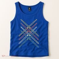 Musical Instrut Music Drummer Drumsticks Drums Gift Tank Top thumb 2