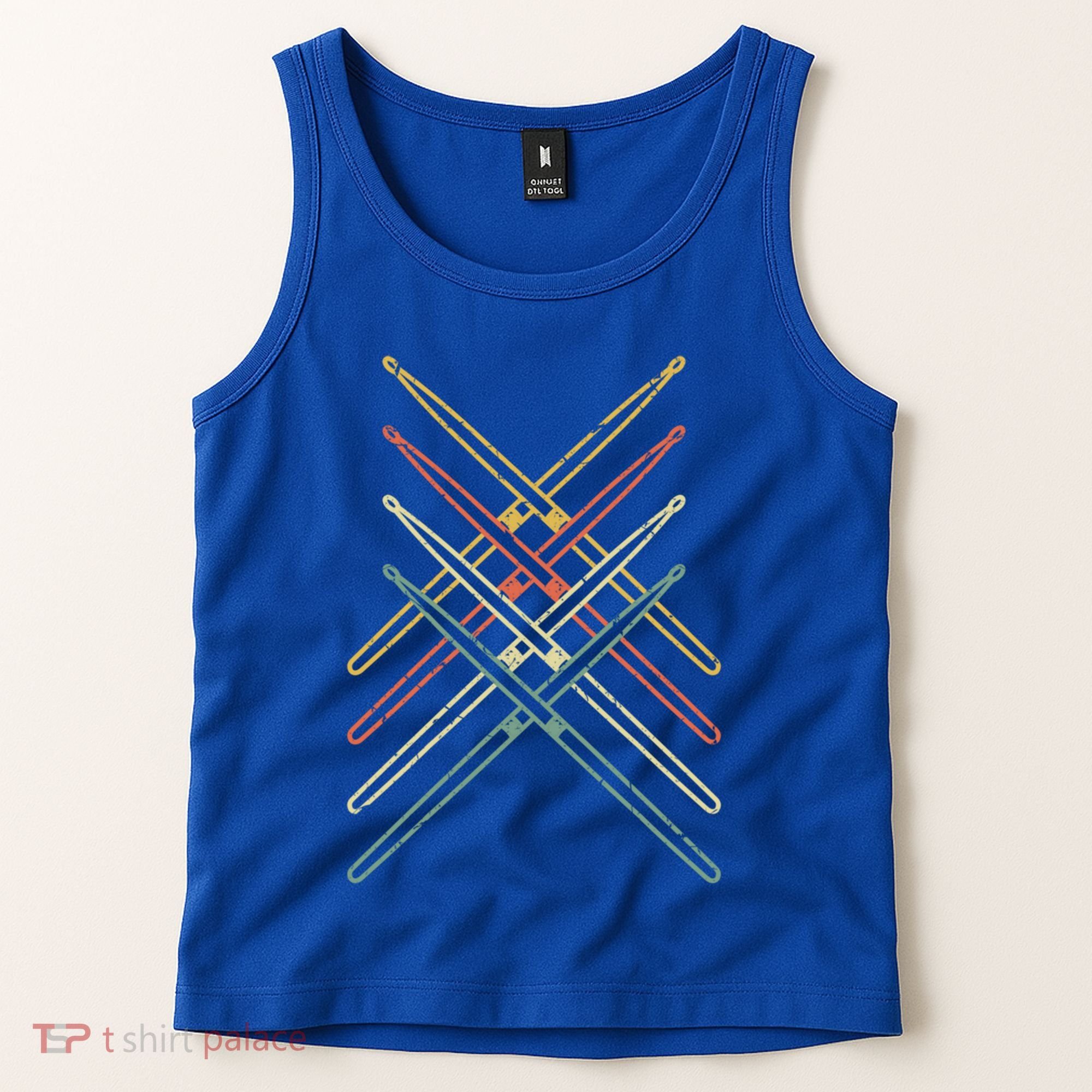 Musical Instrut Music Drummer Drumsticks Drums Gift Tank Top