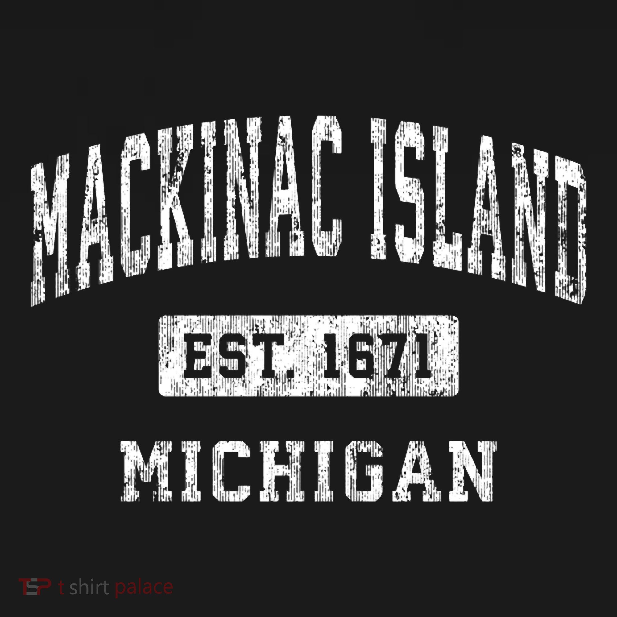 Mackinac Island Michigan Mi Vintage Established Sports T-Shirt