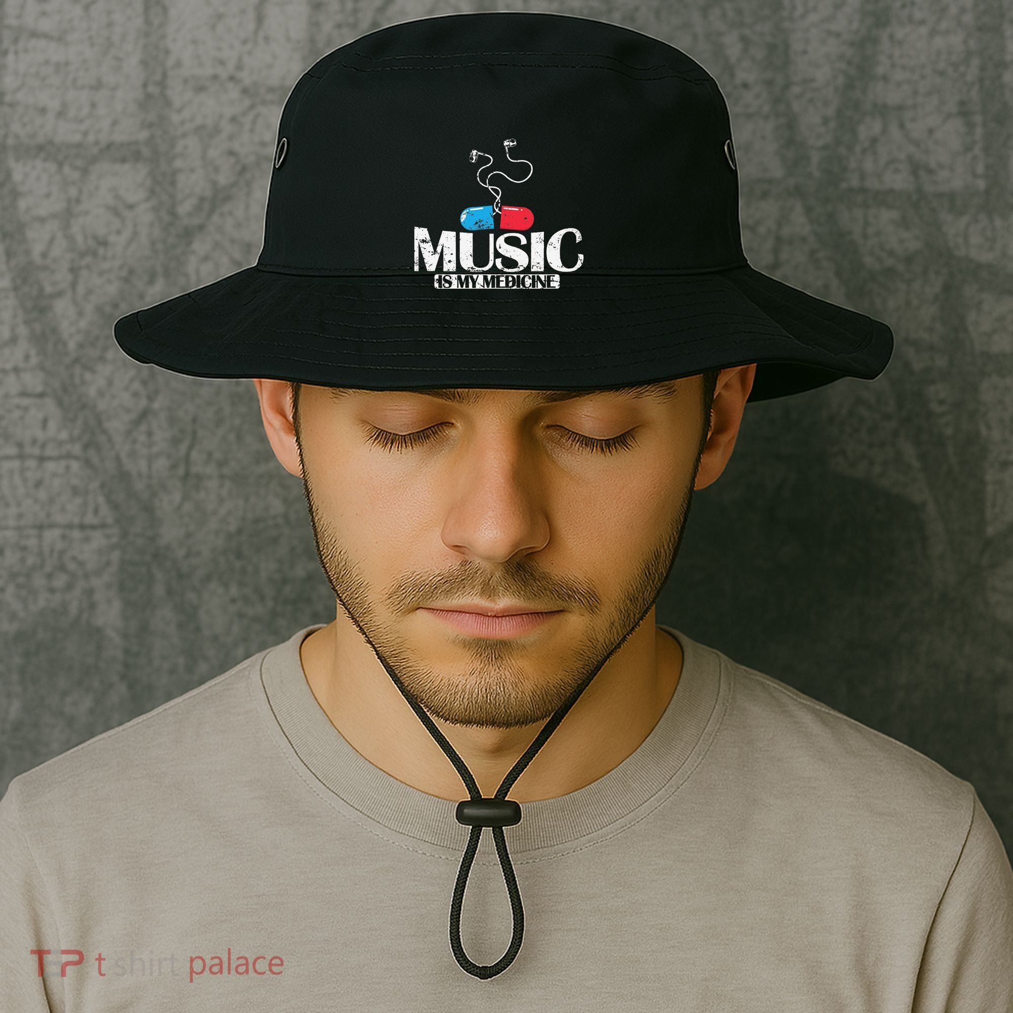 Music Is My Medicine Bucket Hat