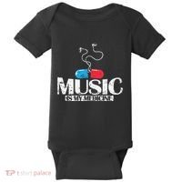 Music Is My Medicine Baby Bodysuit thumb 0