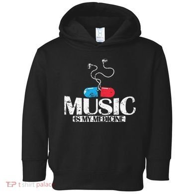 Music Is My Medicine Toddler Hoodie