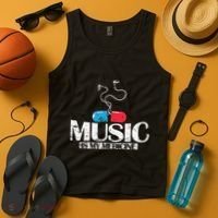 Music Is My Medicine Tank Top thumb 4