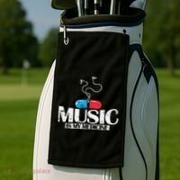 Music Is My Medicine Golf Towel thumb 2