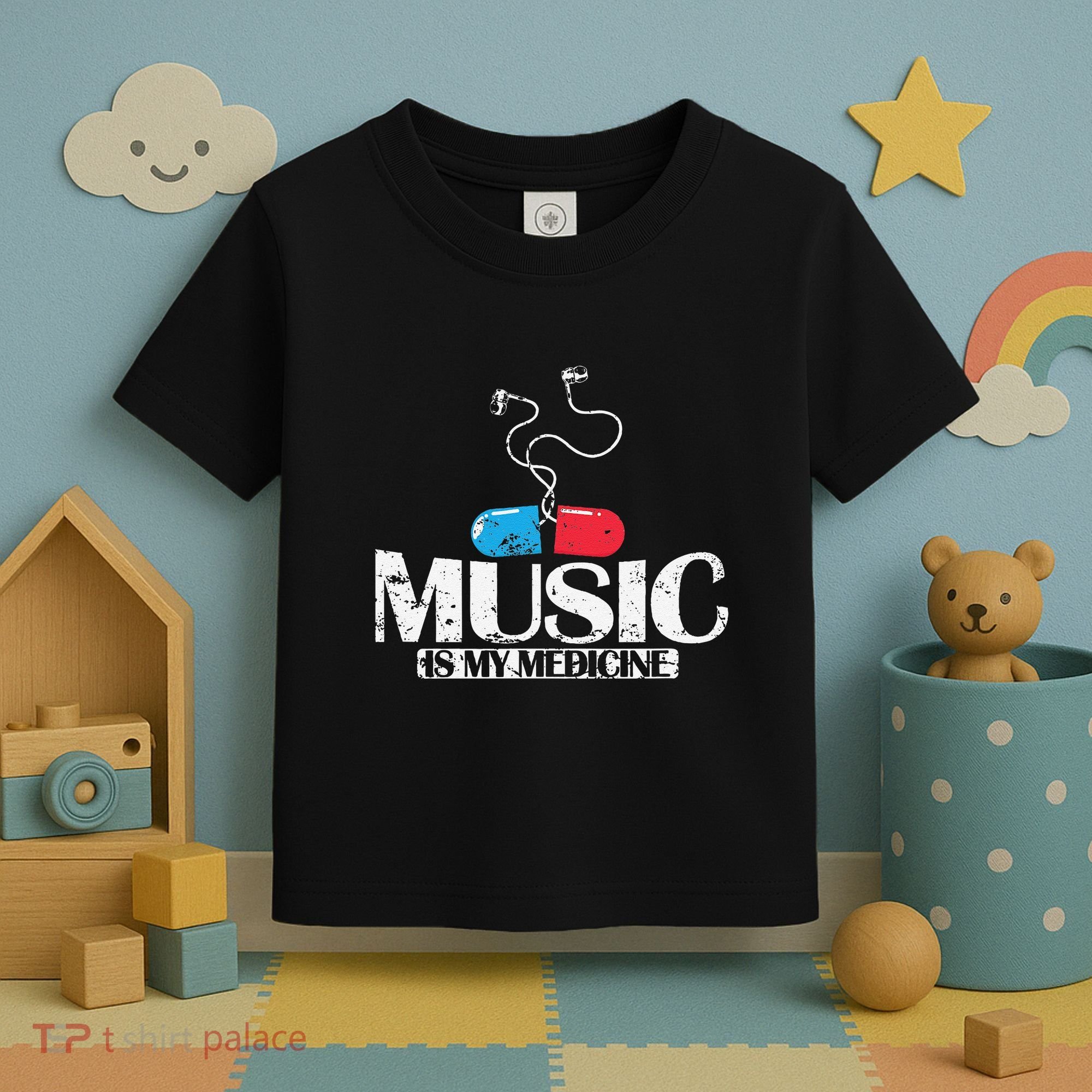 Music Is My Medicine Toddler T-Shirt