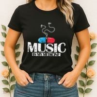 Music Is My Medicine Women's T-Shirt thumb 2