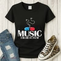 Music Is My Medicine Women's T-Shirt thumb 3