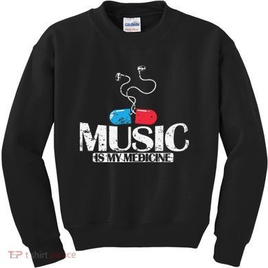Music Is My Medicine Kids Sweatshirt