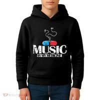 Music Is My Medicine Kids Hoodie thumb 4