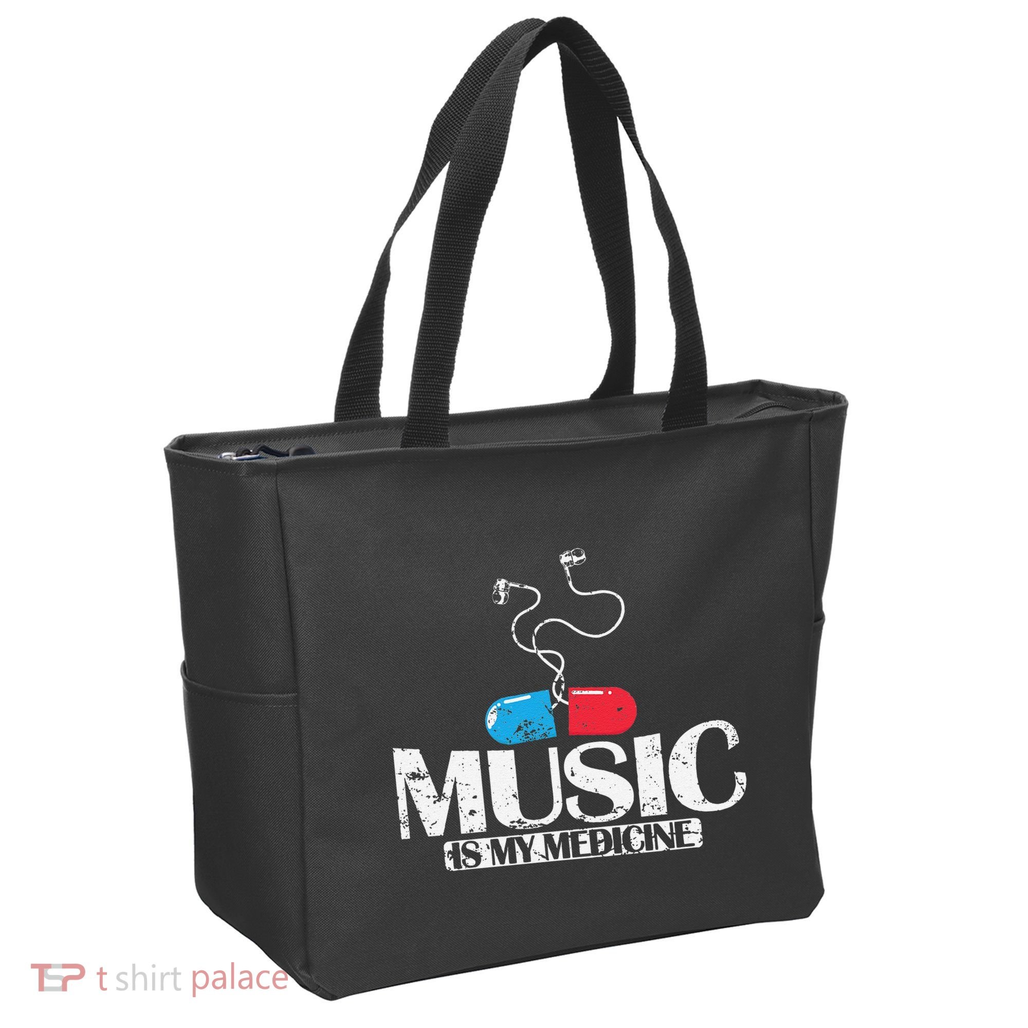 Music Is My Medicine Tote Bag