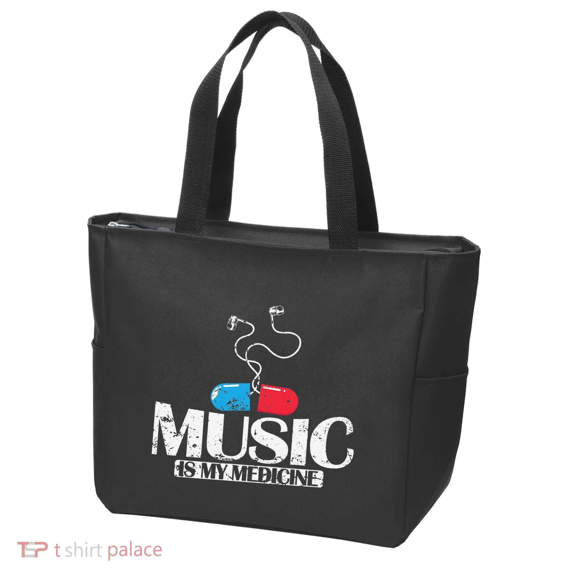 Music Is My Medicine Tote Bag