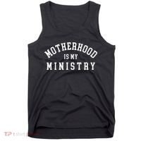 Motherhood Is My Ministry Christian Tank Top thumb 0