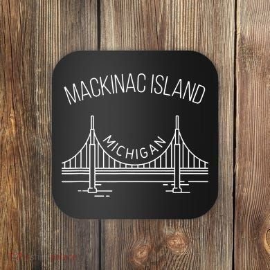 Mackinac Island Michigan Coaster