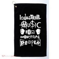 Museum Industrial Music For Industrial People Golf Towel thumb 0