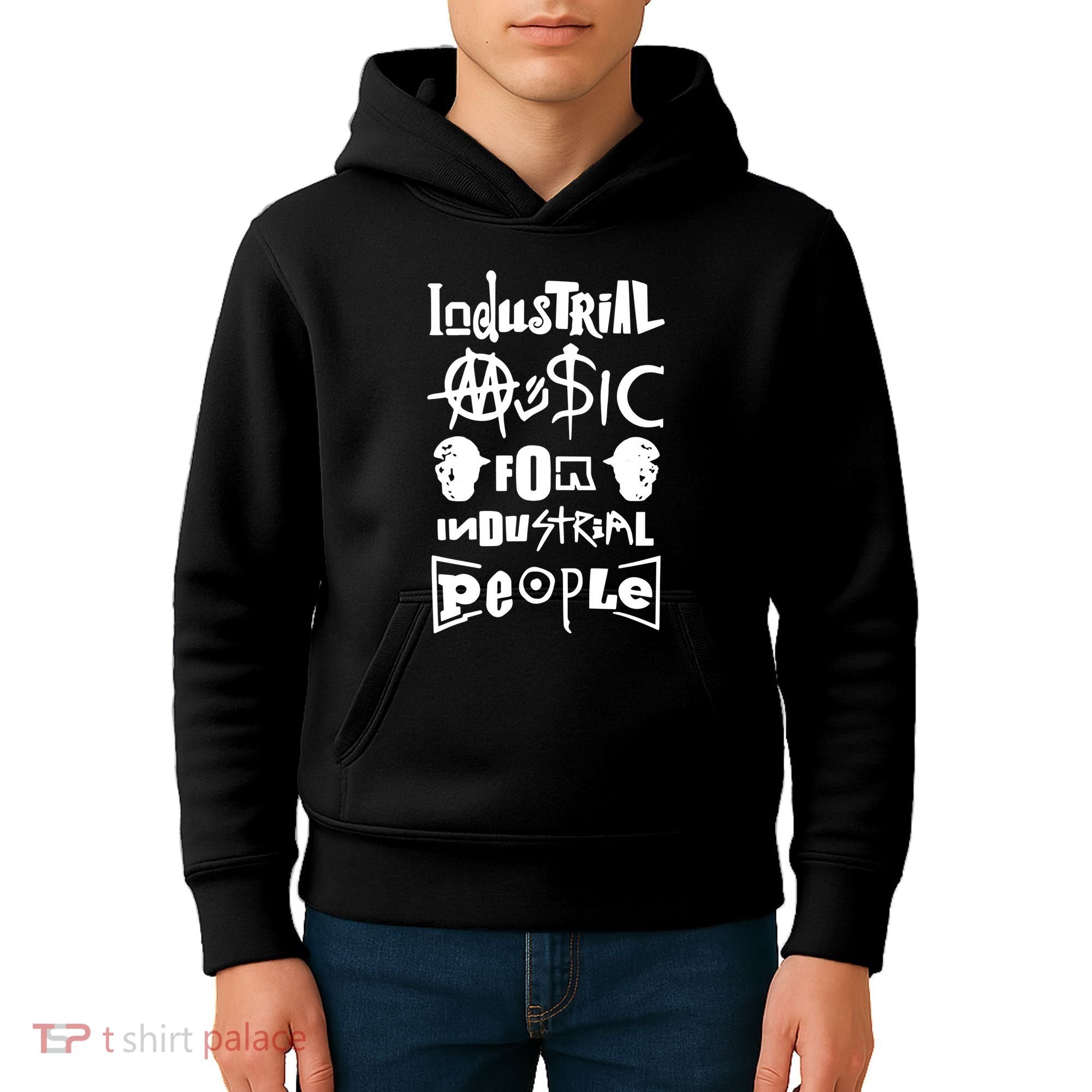 Museum Industrial Music For Industrial People Kids Hoodie