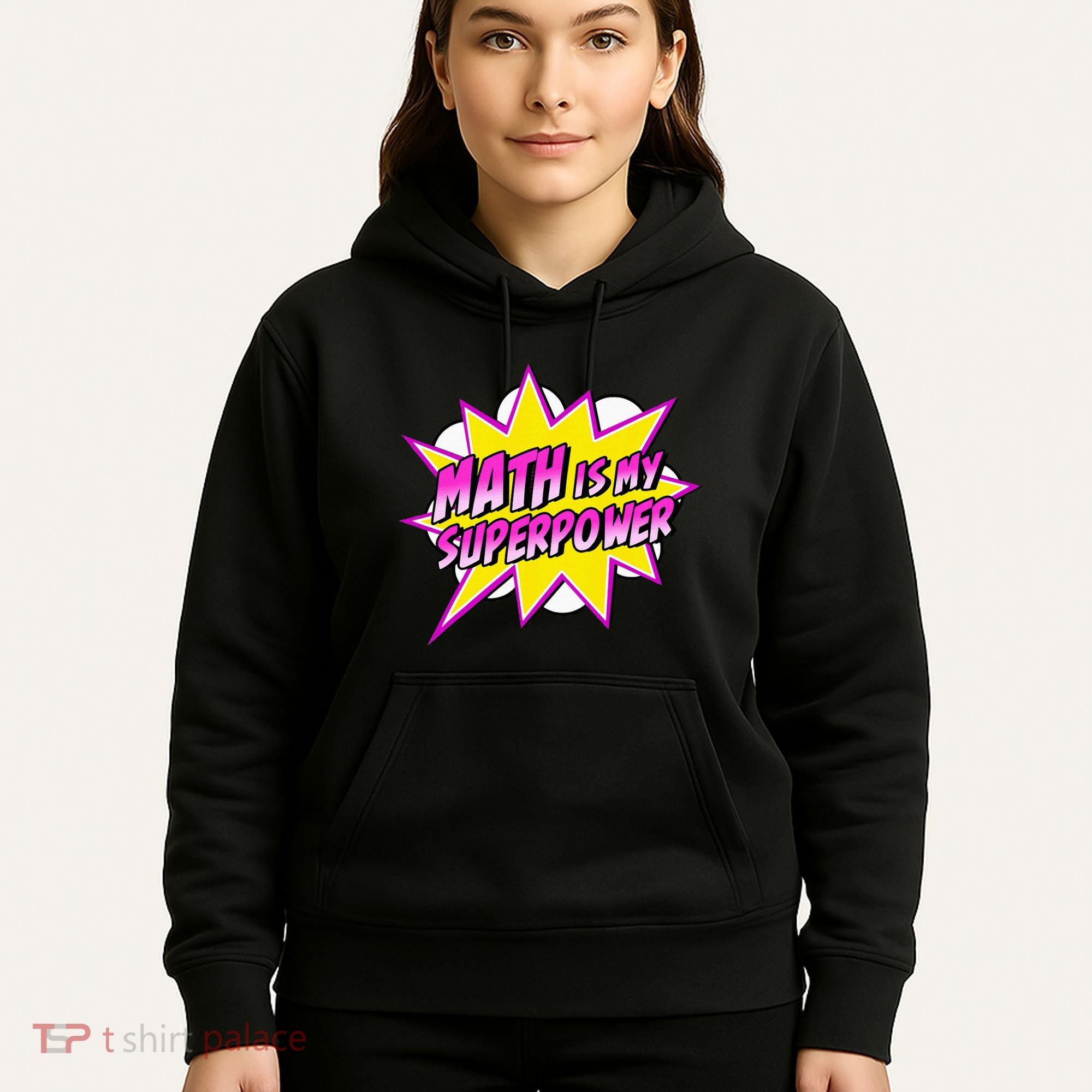 Math Is My Superpower Superhero Comic Algebra Lover Hoodie