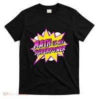 Math Is My Superpower Superhero Comic Algebra Lover T-Shirt thumb 0