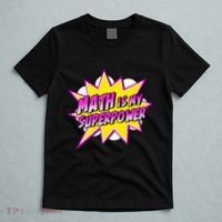Math Is My Superpower Superhero Comic Algebra Lover T-Shirt thumb 5