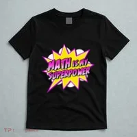 Math Is My Superpower Superhero Comic Algebra Lover T-Shirt thumb 5