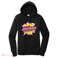Math Is My Superpower Superhero Comic Algebra Lover Women's Hoodie thumb 0
