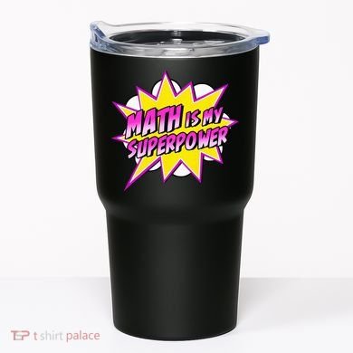 Math Is My Superpower Superhero Comic Algebra Lover Tumbler