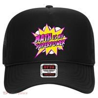 Math Is My Superpower Superhero Comic Algebra Lover Hat thumb 0