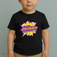 Math Is My Superpower Superhero Comic Algebra Lover Toddler T-Shirt thumb 2