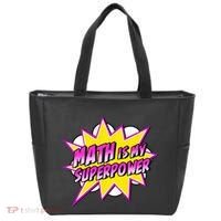 Math Is My Superpower Superhero Comic Algebra Lover Tote Bag thumb 0