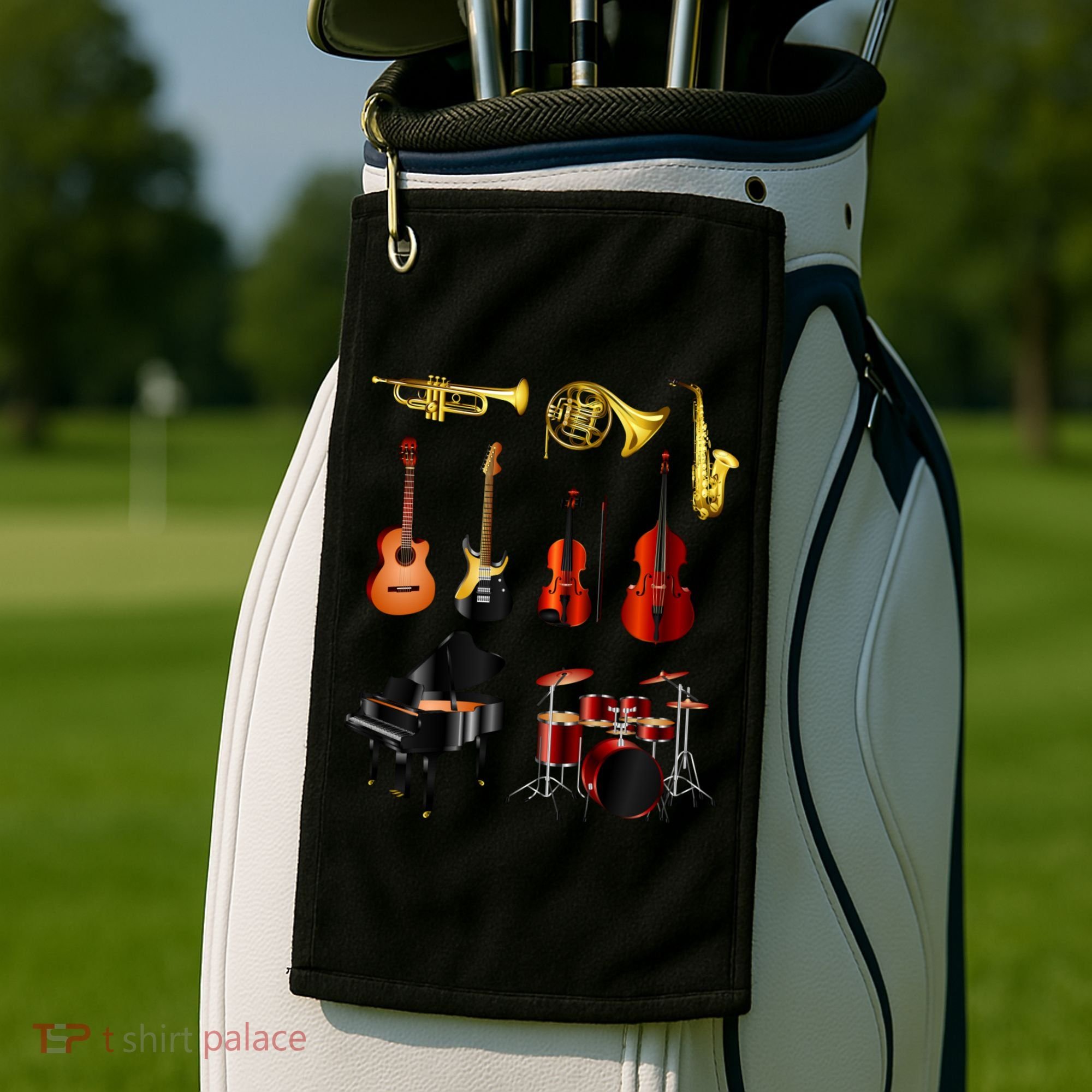 Musical Instruments Golf Towel