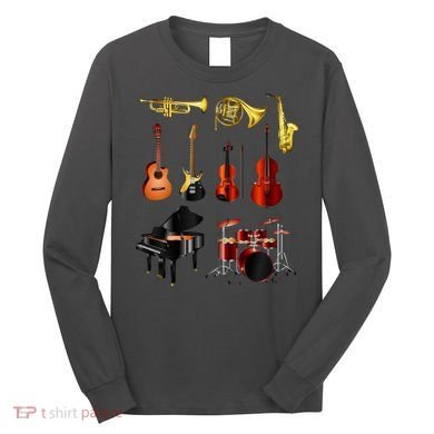Musical Instruments Long Sleeve Shirt