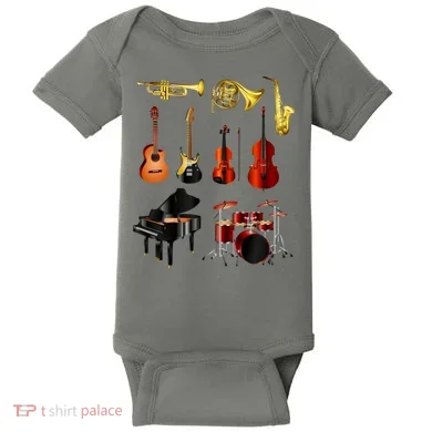 Musical Instruments Baby Bodysuit