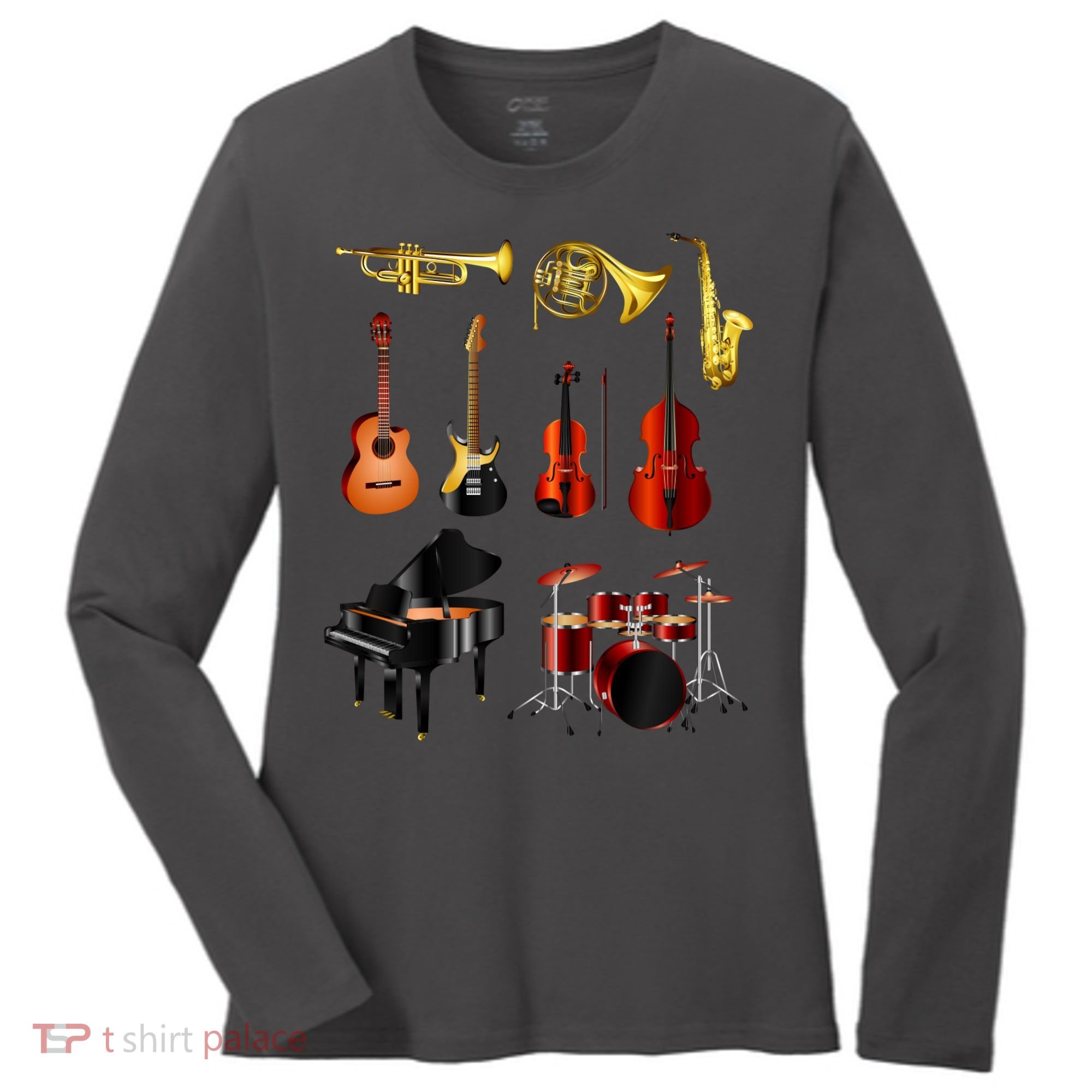 Musical Instruments Women's Long Sleeve Shirt