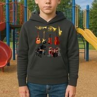 Musical Instruments Kids Hoodie thumb 2