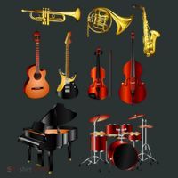 Musical Instruments Kids Hoodie thumb 5