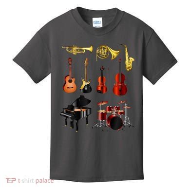 Musical Instruments Kids T-Shirt