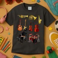 Musical Instruments Kids T-Shirt thumb 3