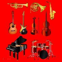 Musical Instruments Santa Hat thumb 1