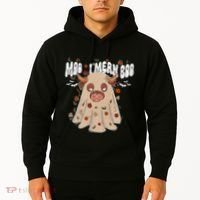 Moo I Mean Boo Funny Halloween Pig Ghost Hoodie thumb 2