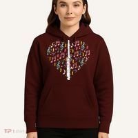 Musical Instruments Music Notes Lover Flute Hoodie thumb 5