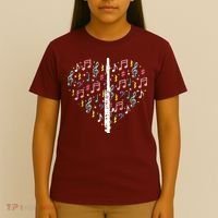 Musical Instruments Music Notes Lover Flute T-Shirt thumb 4