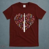 Musical Instruments Music Notes Lover Flute T-Shirt thumb 5